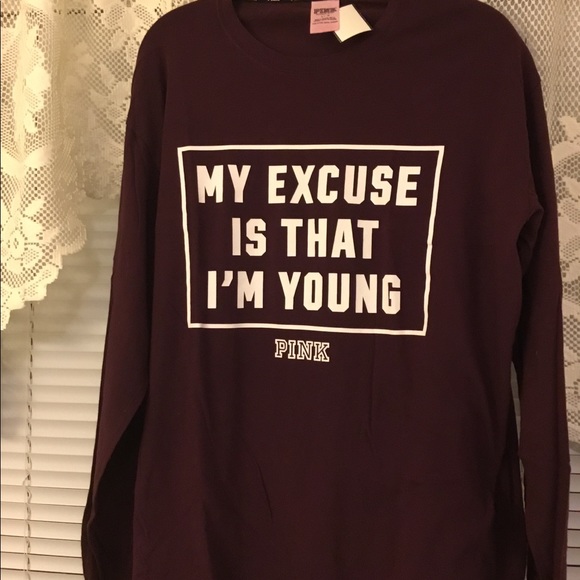 PINK Victoria's Secret Tops - Pink long sleeve tee